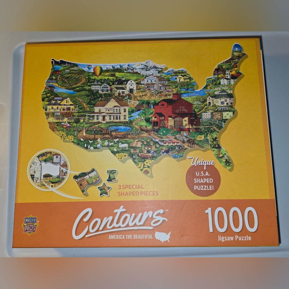 MasterPieces USA Map Jigsaw Puzzle - 1000 Pieces